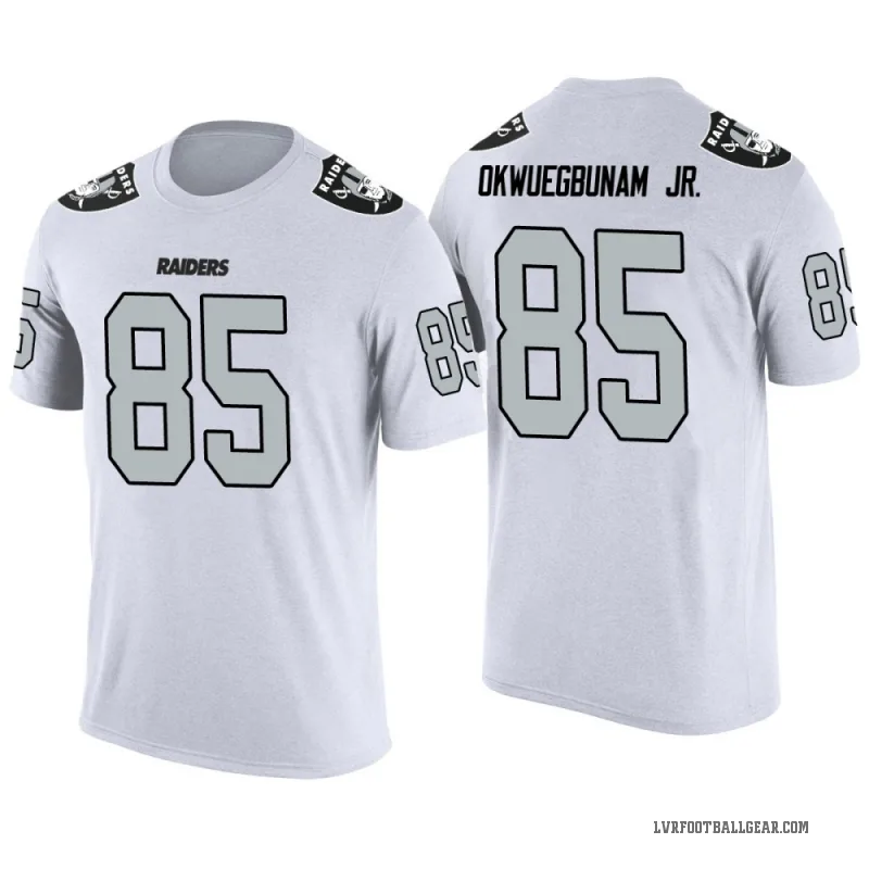 Albert Okwuegbunam Jr. Youth White Las Vegas Raiders Color Rush T-Shirt