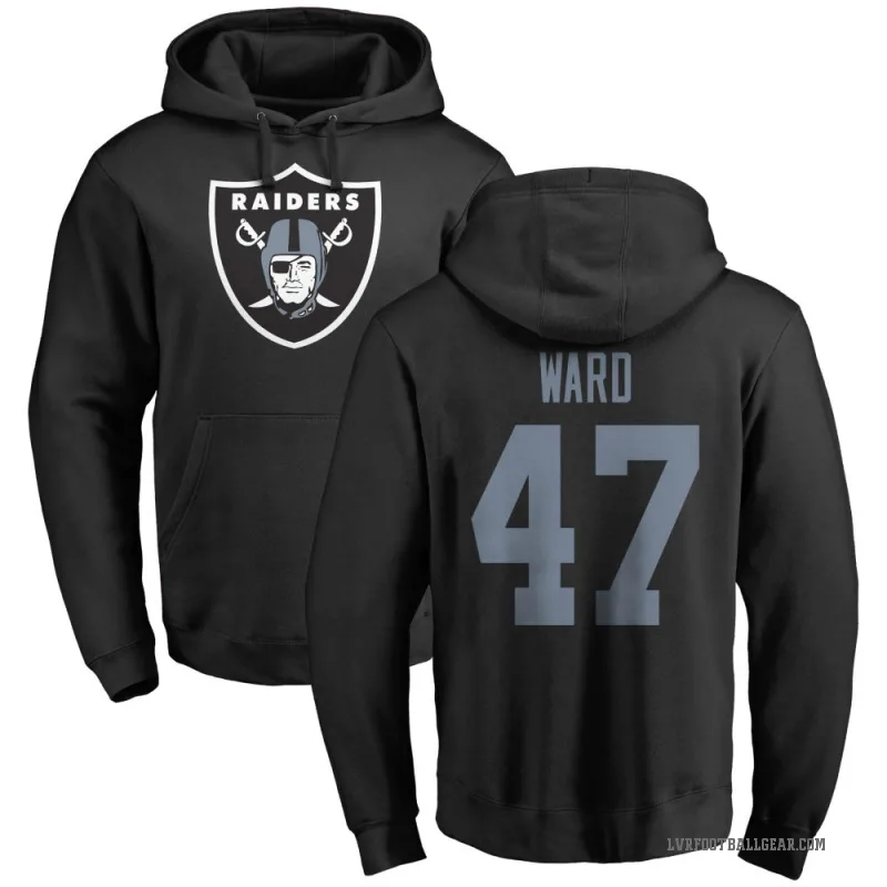 Alex Ward Men's Black Las Vegas Raiders Pro Line Logo Pullover Hoodie
