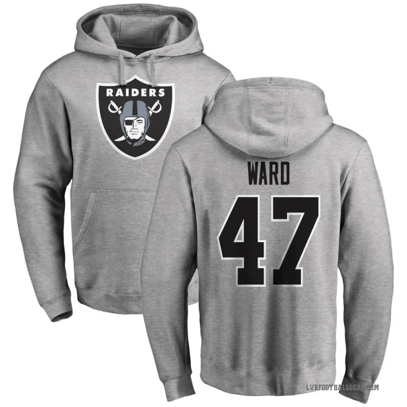 Alex Ward Youth Las Vegas Raiders Pro Line Ash Logo Pullover Hoodie