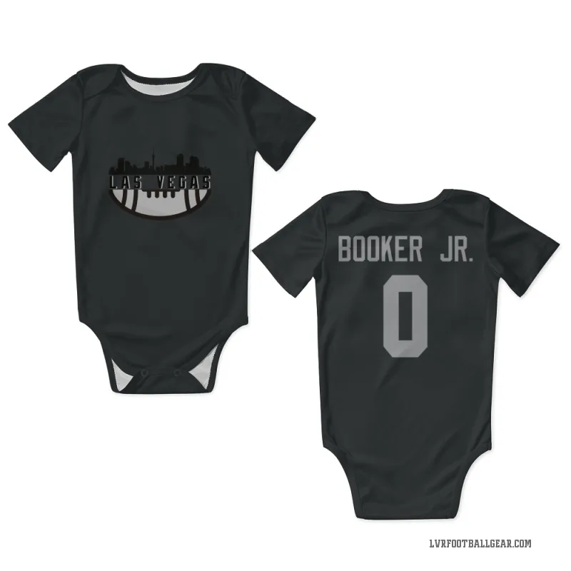 Anthony Booker Jr.  Black Las Vegas Raiders  Newborn & Infant Bodysuit