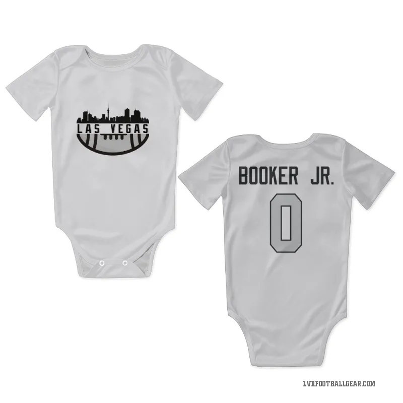 Anthony Booker Jr.  White Las Vegas Raiders  Gray Newborn & Infant Bodysuit