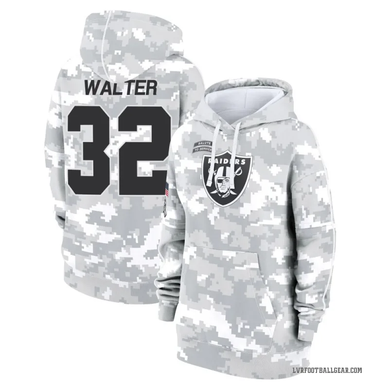 Austin Walter Women's Camo Las Vegas Raiders Arctic 2024 Salute to Service Club Fleece Pullover Hoodie