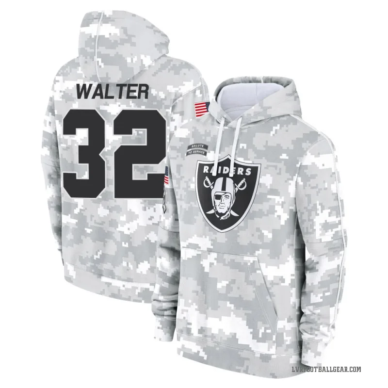 Austin Walter Youth Camo Las Vegas Raiders Arctic 2024 Salute to Service Club Fleece Pullover Hoodie