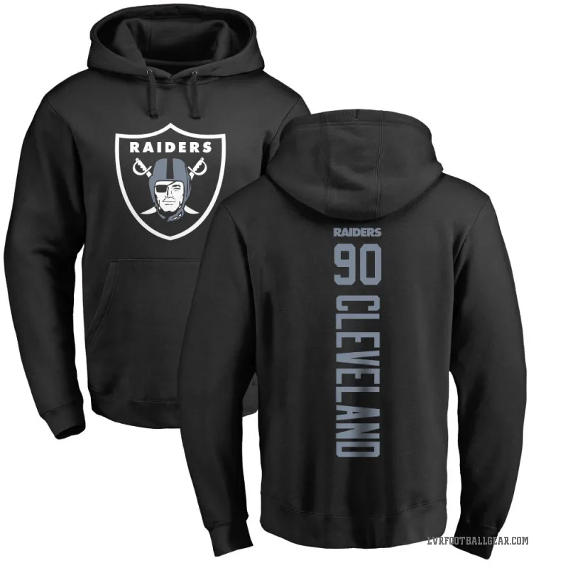 Brandon Cleveland Men's Black Las Vegas Raiders Pro Line Backer Pullover Hoodie