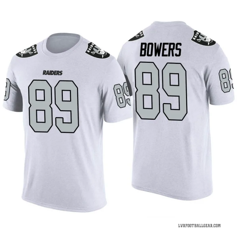 Brock Bowers Men's White Las Vegas Raiders Color Rush T-Shirt