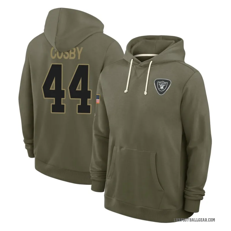 Bryce Cosby Men's Olive Las Vegas Raiders 2025 Salute to Service Hoodie