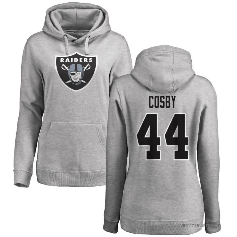 Bryce Cosby Women's Las Vegas Raiders Pro Line Ash Logo Pullover Hoodie