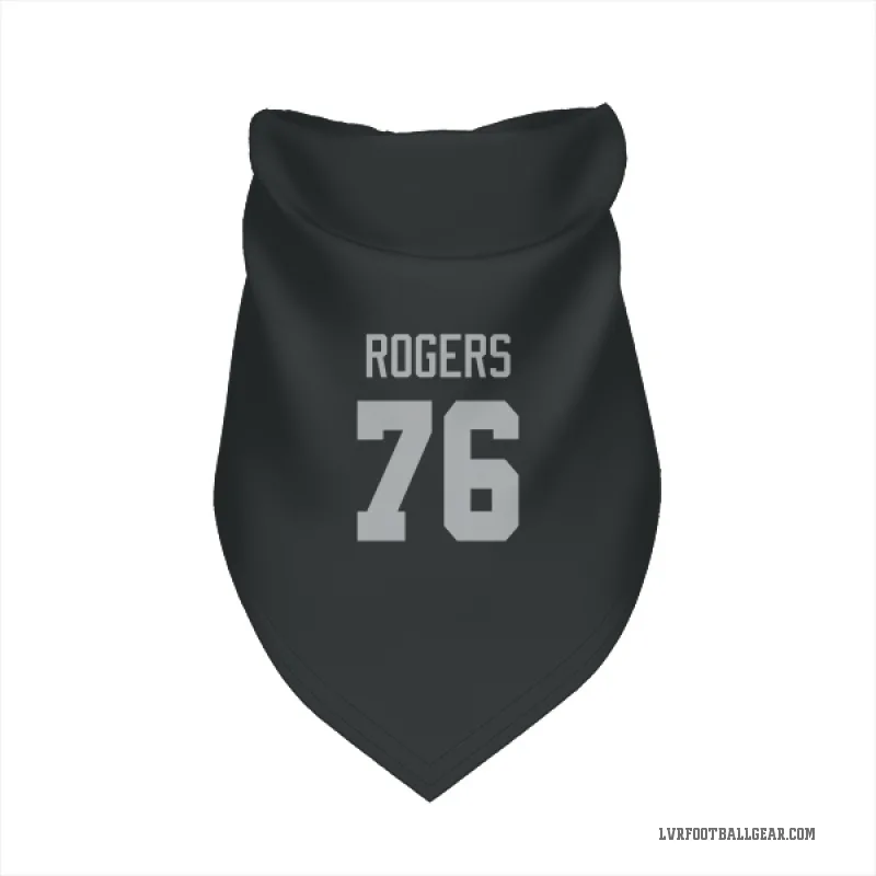 Caleb Rogers  Black Las Vegas Raiders  Cat & Dog Pet Bandana