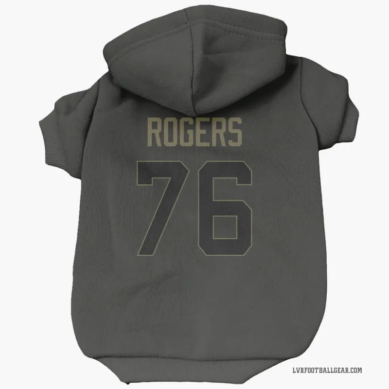 Caleb Rogers  Black Las Vegas Raiders  Service Cat & Dog Pet Hoodie