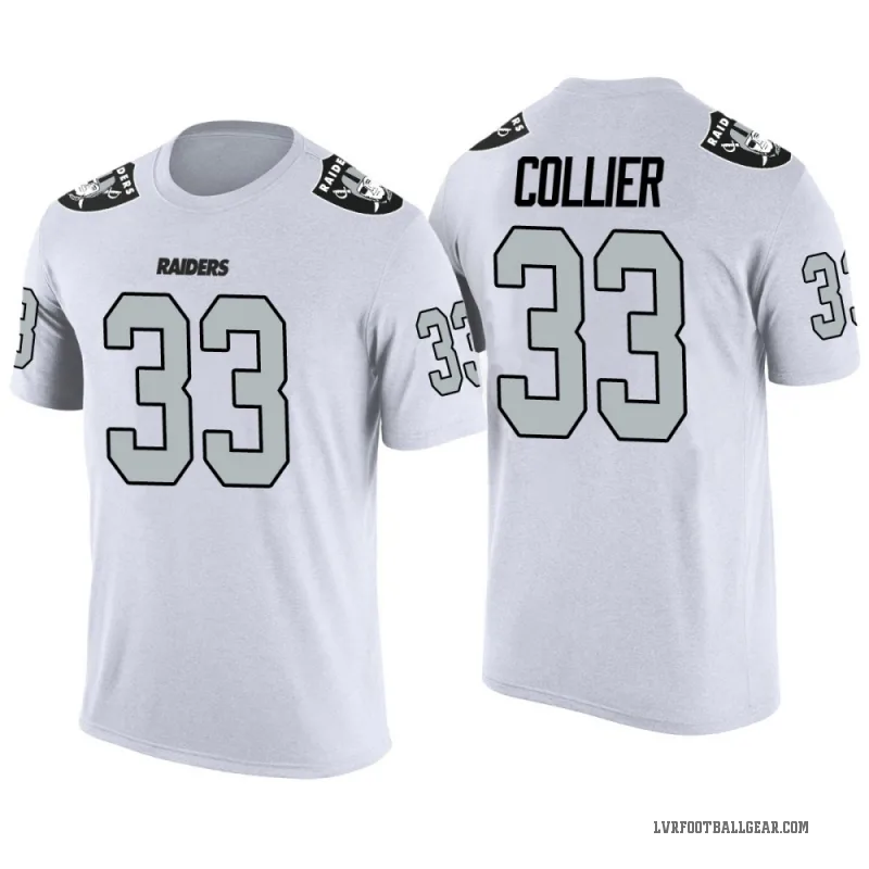 Chris Collier Men's White Las Vegas Raiders Color Rush T-Shirt