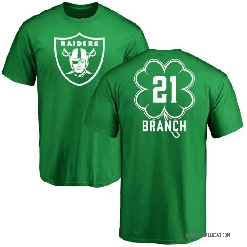 Cliff Branch Men's Green Las Vegas Raiders St. Patrick's Day T-Shirt