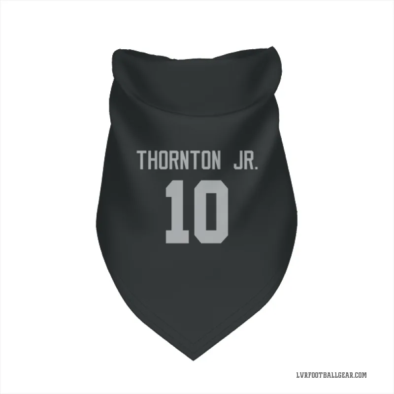 Dont'e Thornton Jr.  Black Las Vegas Raiders  Cat & Dog Pet Bandana