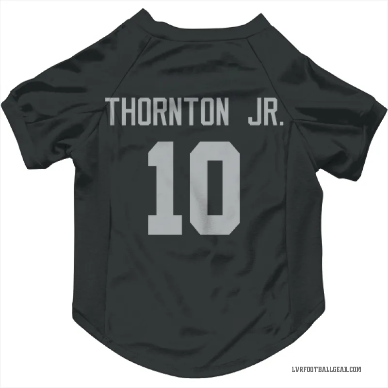 Dont'e Thornton Jr.  Black Las Vegas Raiders  Cat & Dog Pet Jersey