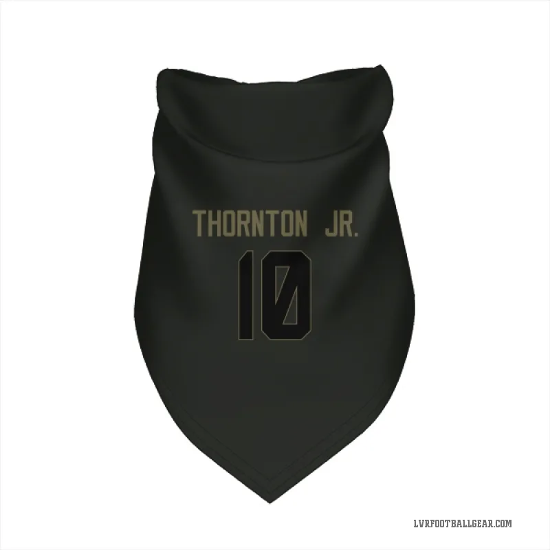 Dont'e Thornton Jr.  Black Las Vegas Raiders  Service Cat & Dog Pet Bandana