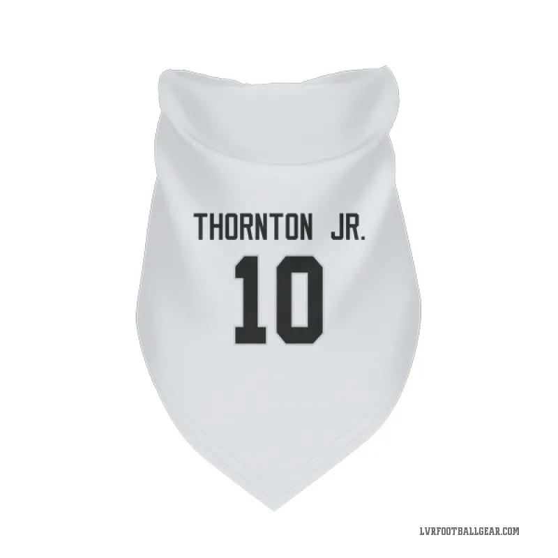 Dont'e Thornton Jr.  White Las Vegas Raiders  Cat & Dog Pet Bandana