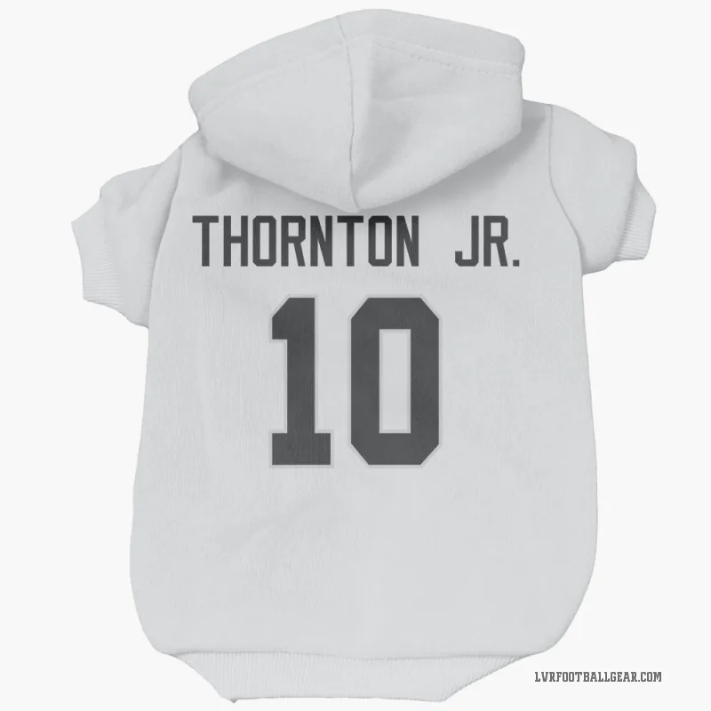 Dont'e Thornton Jr.  White Las Vegas Raiders  Cat & Dog Pet Hoodie