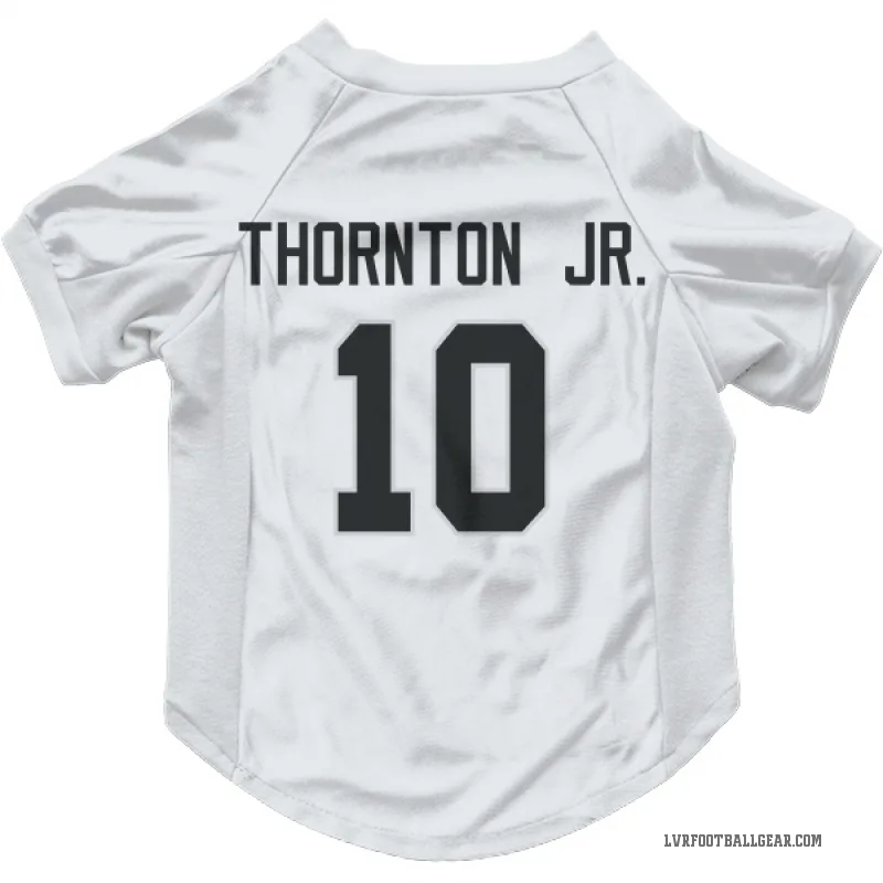 Dont'e Thornton Jr.  White Las Vegas Raiders  Cat & Dog Pet Jersey