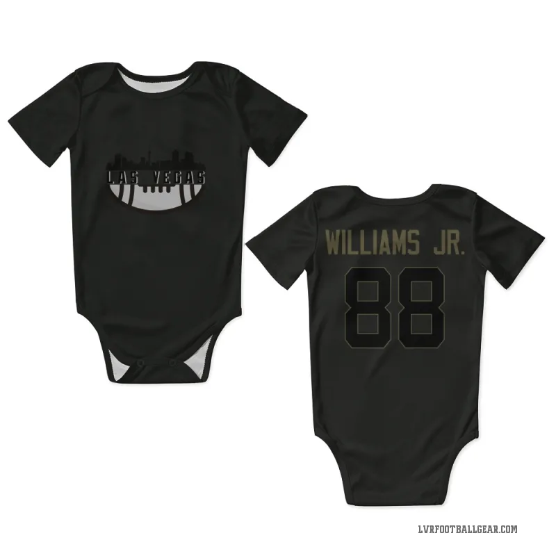 E.J. Williams Jr.  Black Las Vegas Raiders  Service Newborn & Infant Bodysuit