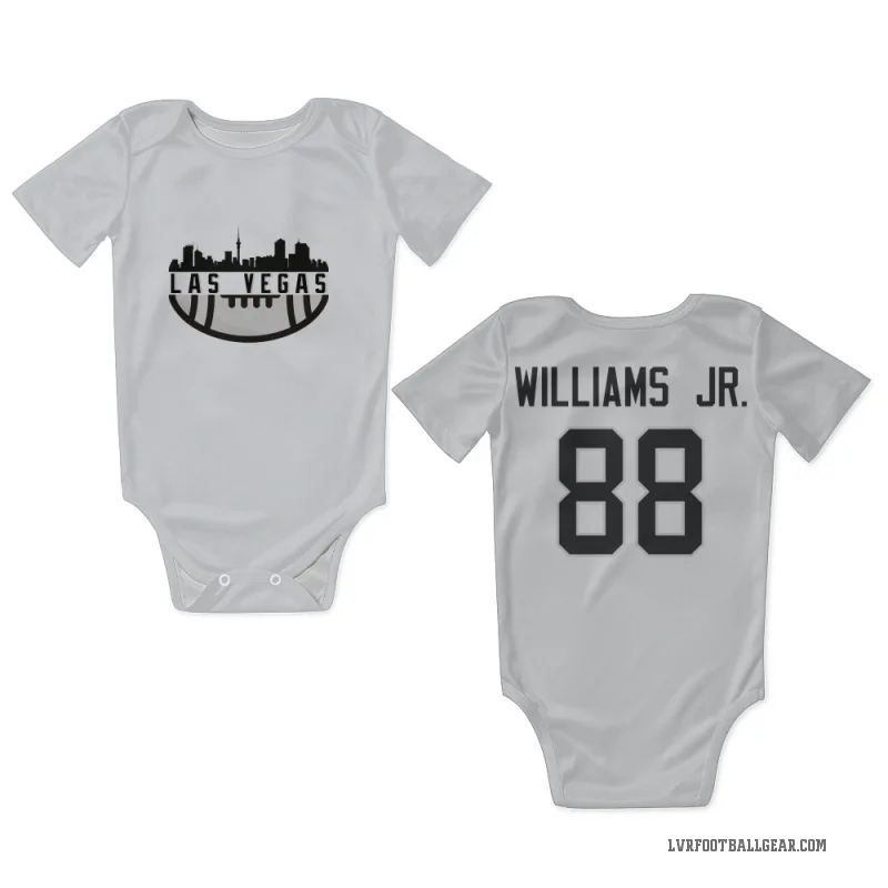 E.J. Williams Jr.  White Las Vegas Raiders  Newborn & Infant Bodysuit