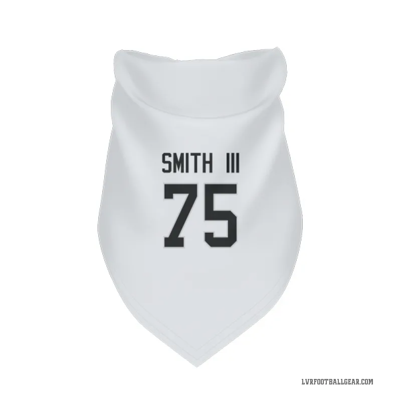 Gary Smith III  White Las Vegas Raiders  Cat & Dog Pet Bandana