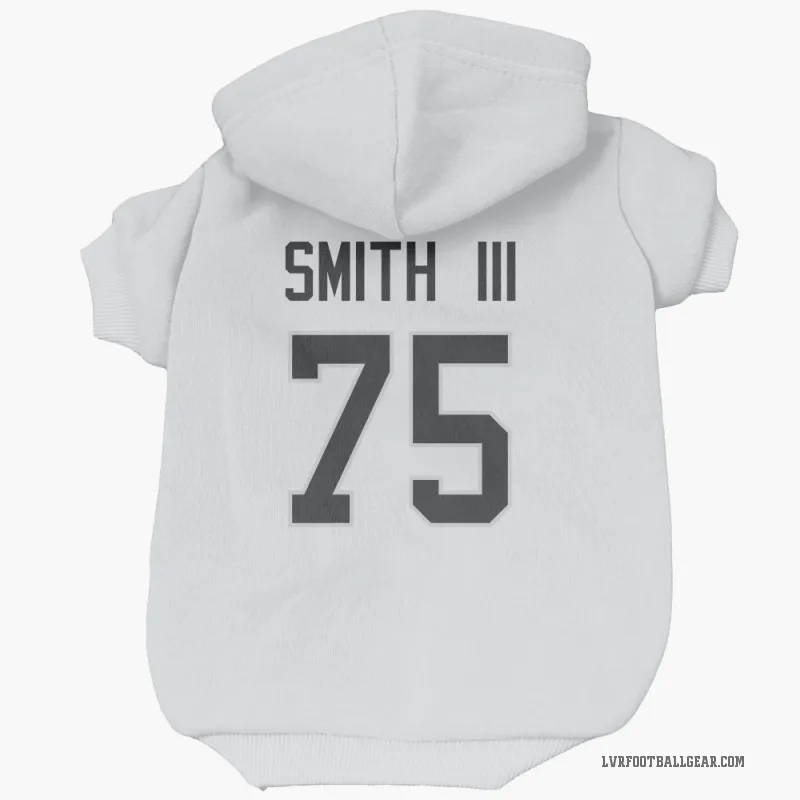 Gary Smith III  White Las Vegas Raiders  Cat & Dog Pet Hoodie
