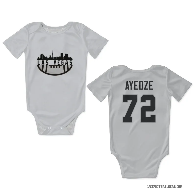 Gottlieb Ayedze  White Las Vegas Raiders  Newborn & Infant Bodysuit