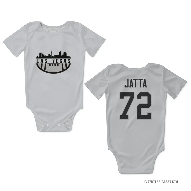 Isaiah Jatta  White Las Vegas Raiders  Newborn & Infant Bodysuit
