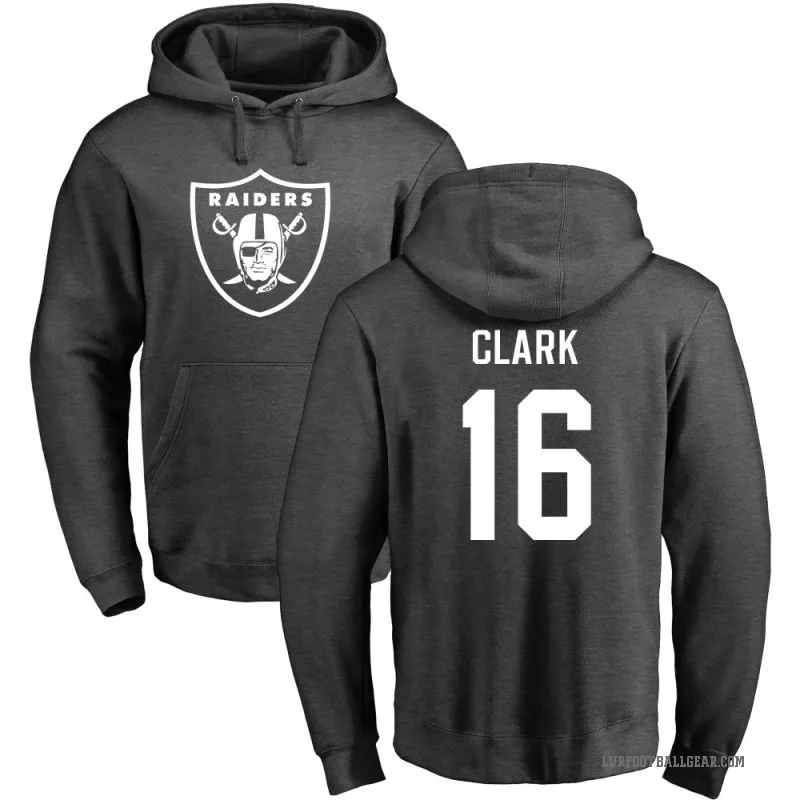 Jacob Clark Youth Las Vegas Raiders Pro Line by Branded Ash One Color Pullover Hoodie