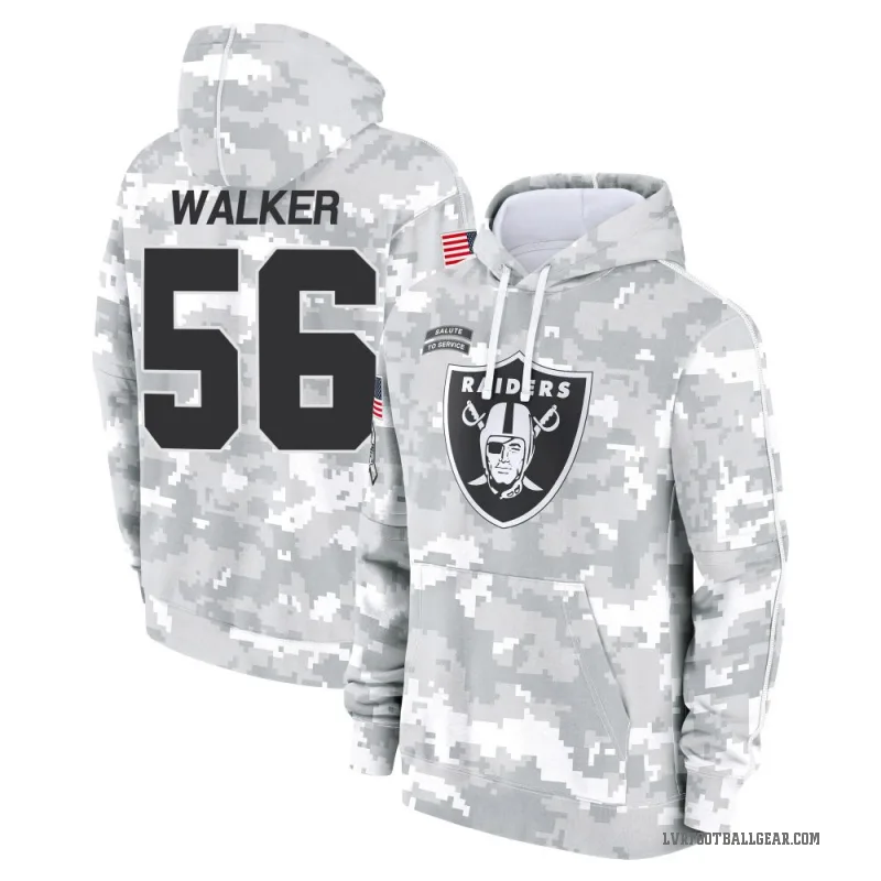 Jailin Walker Men's Camo Las Vegas Raiders Arctic 2024 Salute to Service Club Fleece Pullover Hoodie