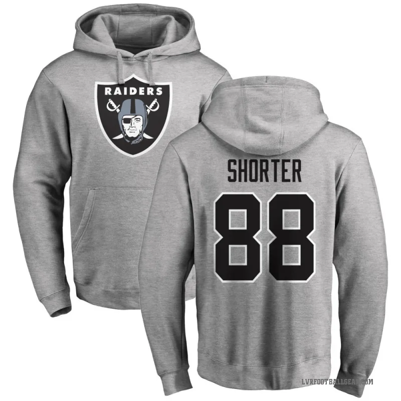 Justin Shorter Youth Las Vegas Raiders Pro Line Ash Logo Pullover Hoodie
