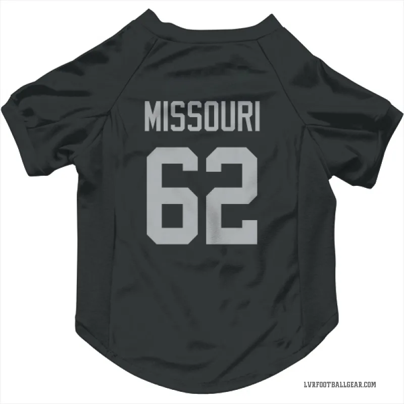Kamar Missouri  Black Las Vegas Raiders  Cat & Dog Pet Jersey