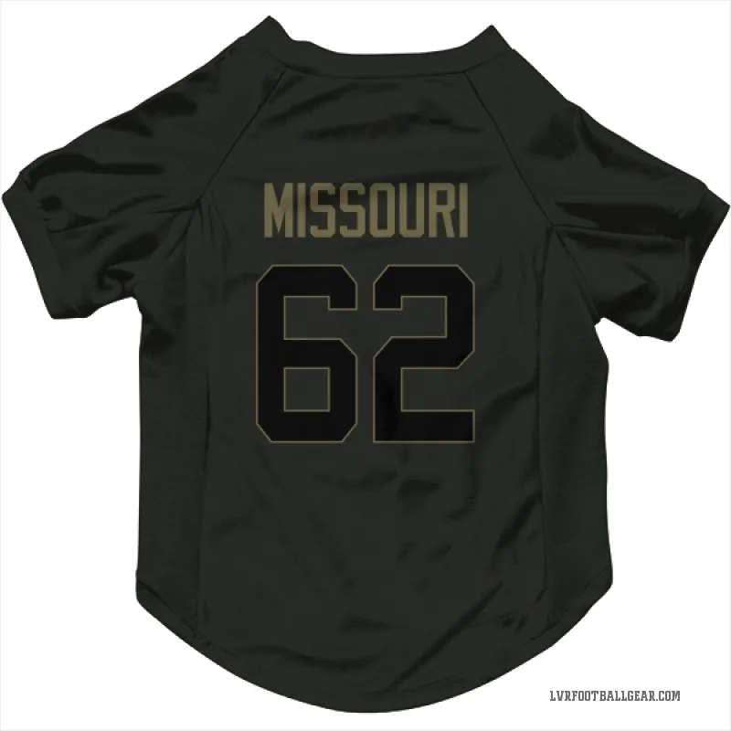 Kamar Missouri  Black Las Vegas Raiders  Service Cat & Dog Pet Jersey