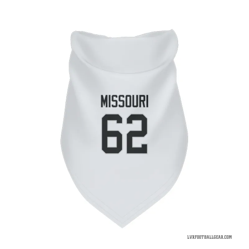 Kamar Missouri  White Las Vegas Raiders  Cat & Dog Pet Bandana