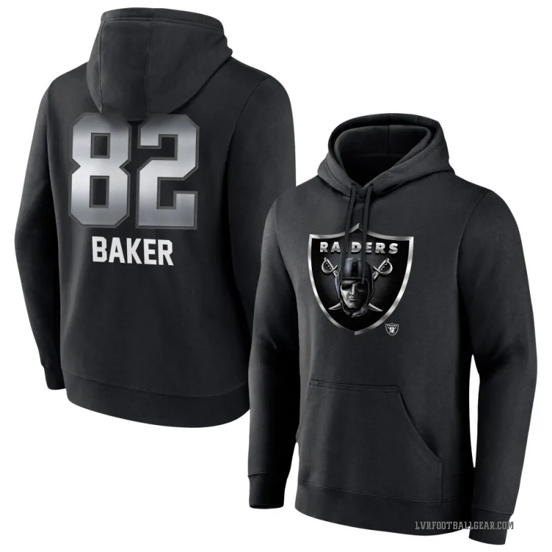 Kawaan Baker Youth Black Las Vegas Raiders Midnight Mascot Pullover Hoodie