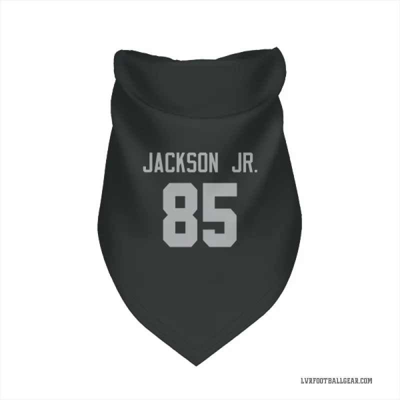 Ketron Jackson Jr.  Black Las Vegas Raiders  Cat & Dog Pet Bandana