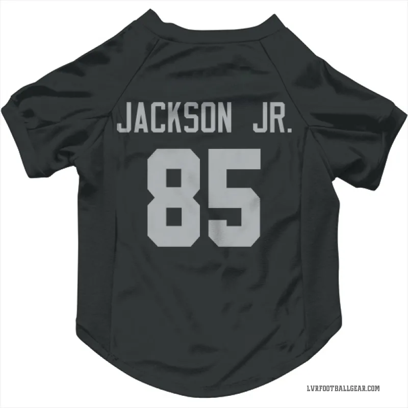 Ketron Jackson Jr.  Black Las Vegas Raiders  Cat & Dog Pet Jersey