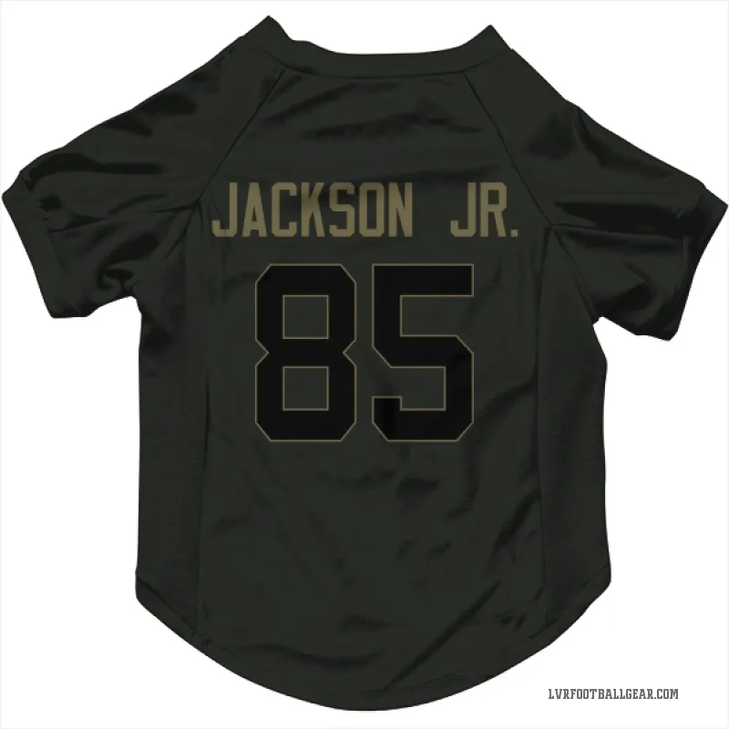 Ketron Jackson Jr.  Black Las Vegas Raiders  Service Cat & Dog Pet Jersey