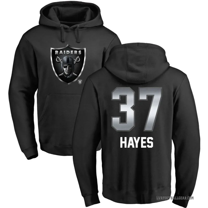 Lester Hayes Youth Black Las Vegas Raiders Midnight Mascot Pullover Hoodie