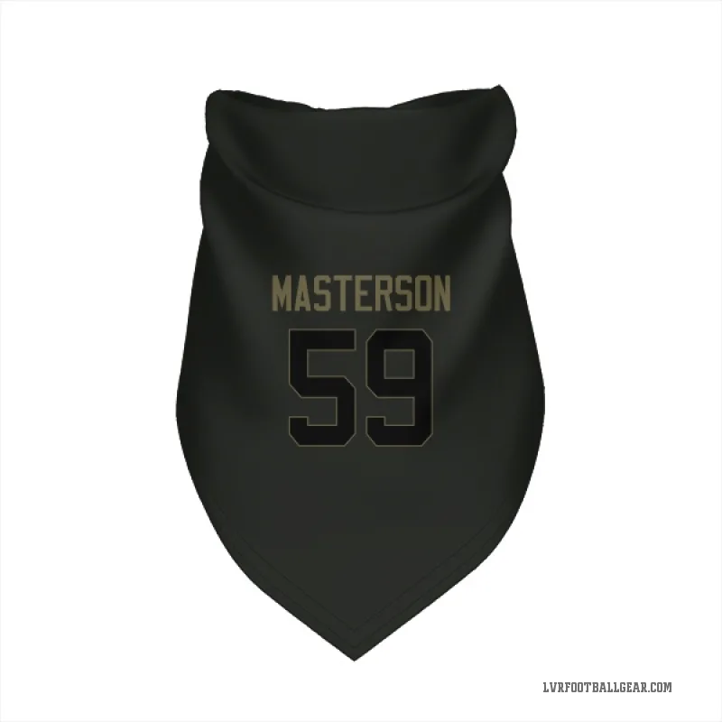 Luke Masterson  Black Las Vegas Raiders  Service Cat & Dog Pet Bandana