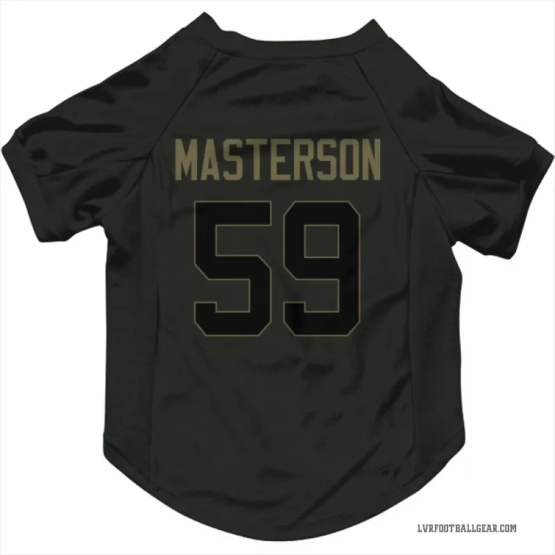 Luke Masterson  Black Las Vegas Raiders  Service Cat & Dog Pet Jersey