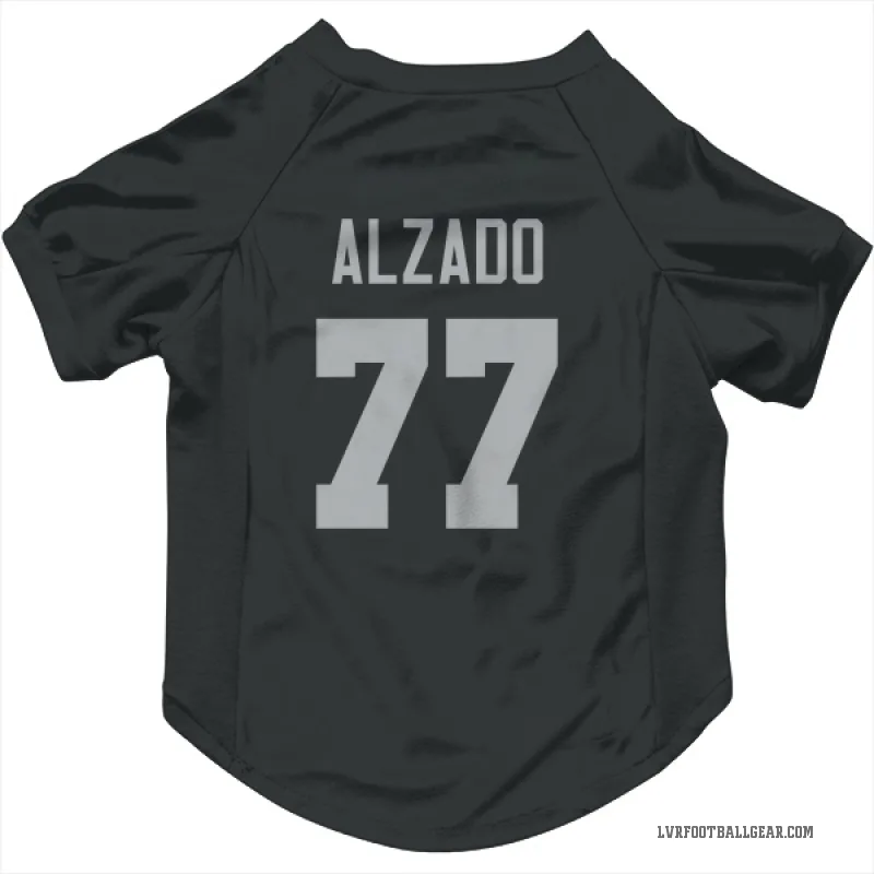 Lyle Alzado  Black Las Vegas Raiders  Cat & Dog Pet Jersey