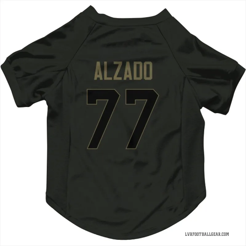 Lyle Alzado  Black Las Vegas Raiders  Service Cat & Dog Pet Jersey