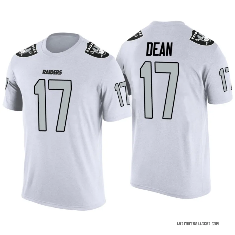 Nakobe Dean Men's White Las Vegas Raiders Color Rush T-Shirt