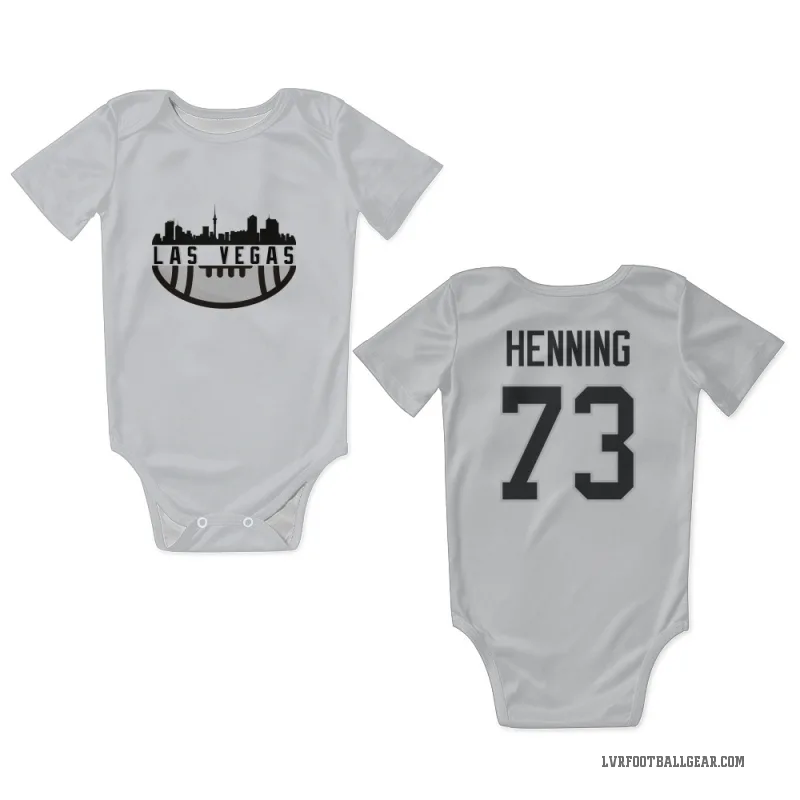 Niklas Henning  White Las Vegas Raiders  Newborn & Infant Bodysuit