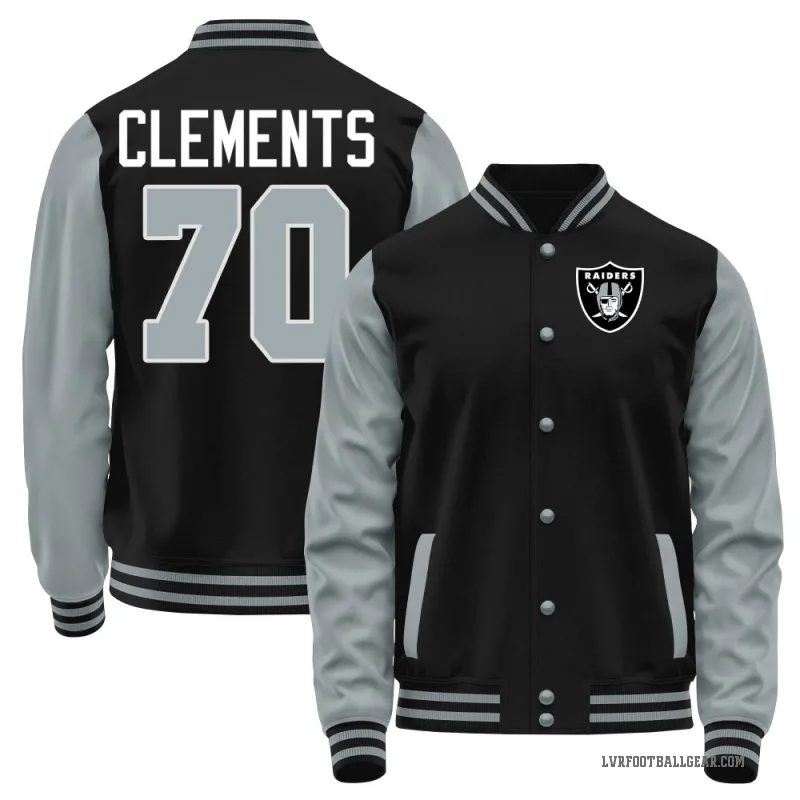 Parker Clements Men's Black Las Vegas Raiders /Gray Full-Snap Jacket