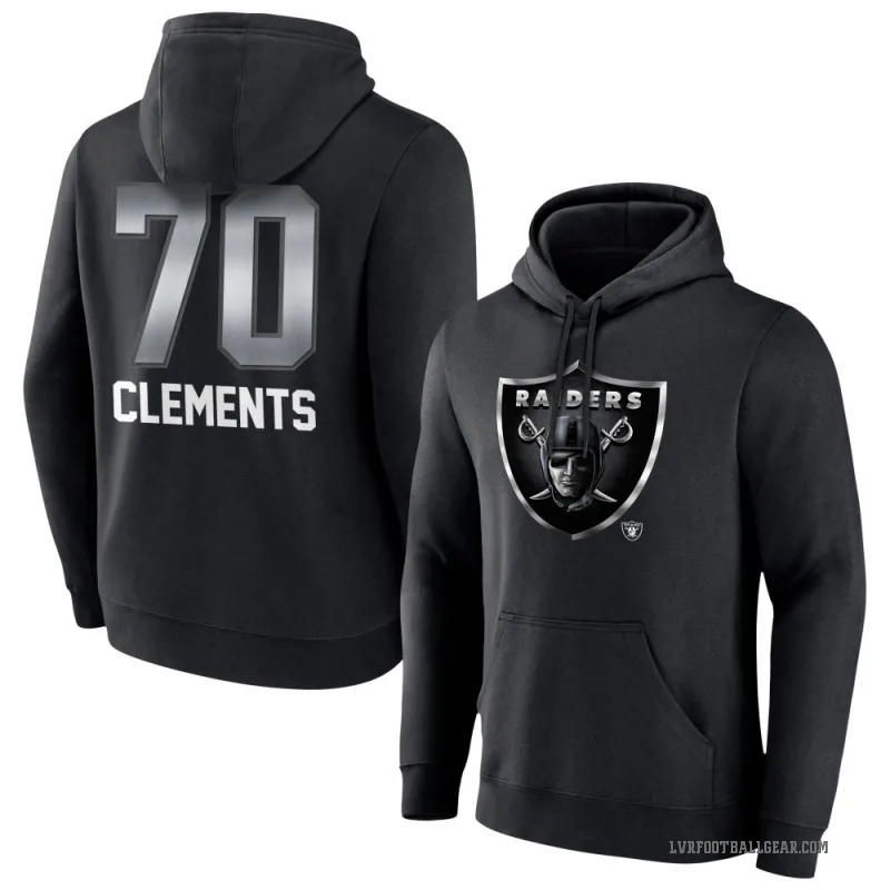 Parker Clements Men's Black Las Vegas Raiders Midnight Mascot Pullover Hoodie