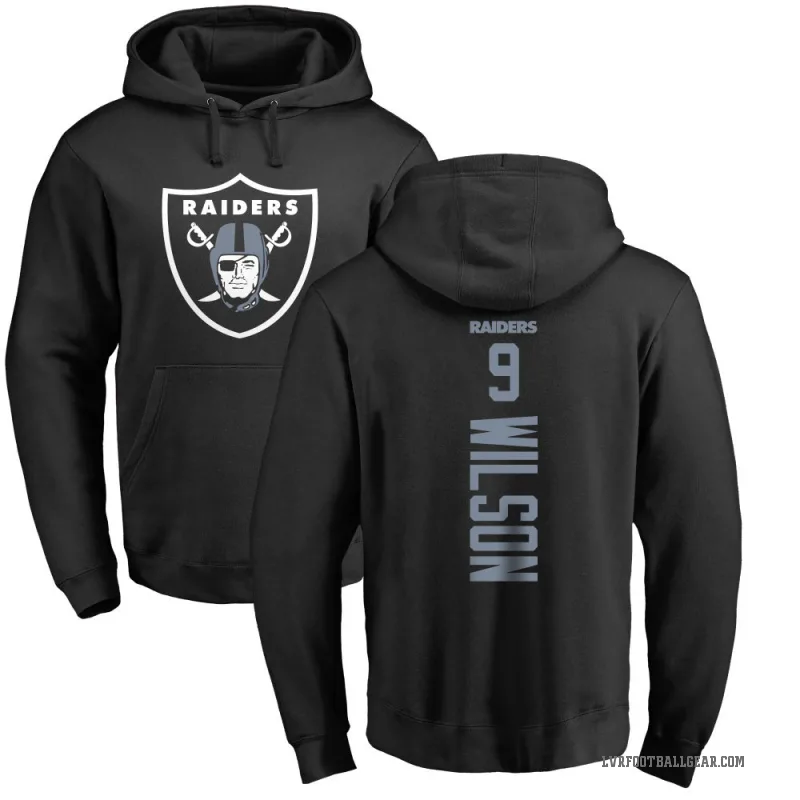 Tyree Wilson Men's Black Las Vegas Raiders Pro Line Backer Pullover Hoodie