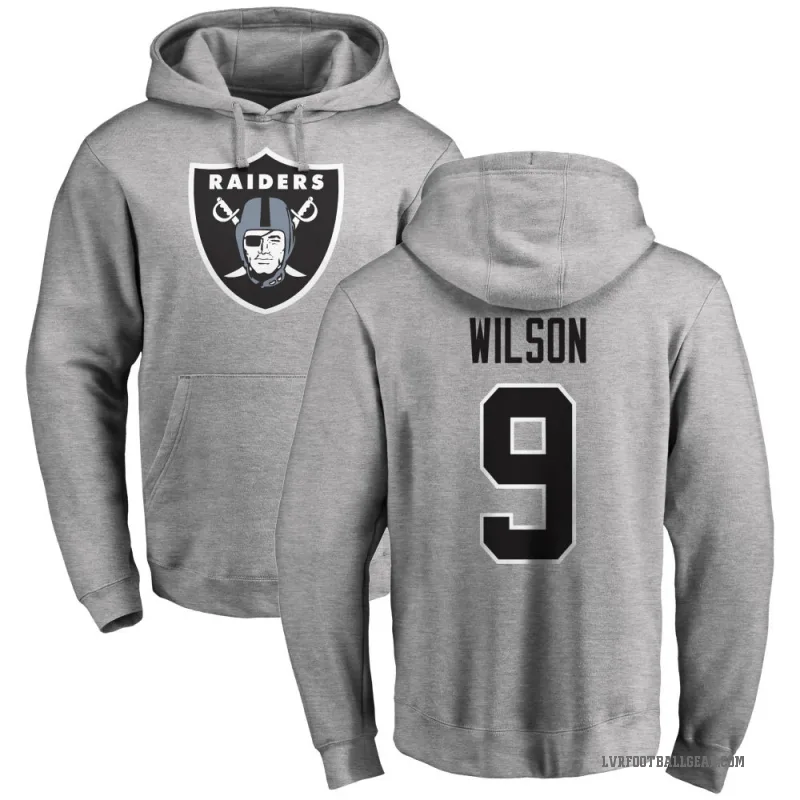 Tyree Wilson Youth Las Vegas Raiders Pro Line Ash Logo Pullover Hoodie