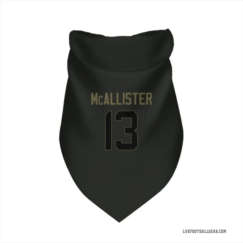 Tyreik McAllister  Black Las Vegas Raiders  Service Cat & Dog Pet Bandana