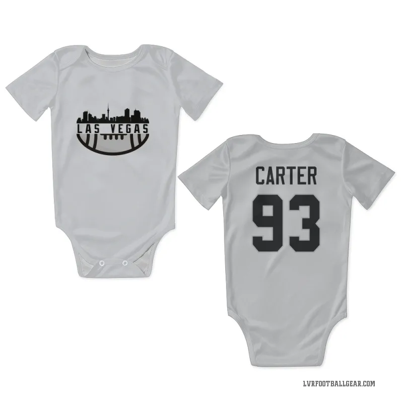 Zach Carter  White Las Vegas Raiders  Newborn & Infant Bodysuit